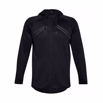 Under Armour UA Curry Stealth Black Basketball Hoodie Jacket 1356996-001
