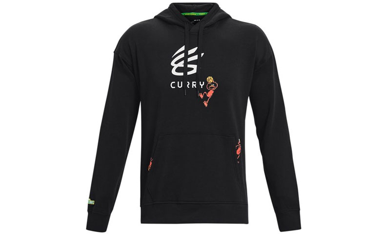 Order Under Armour UA Curry x Sesame Street Hoodie Basketball Pullover Black 1369619-001