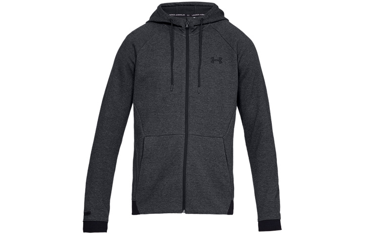 Under Armour UA Double-Knit Logo Hoodie Jacket Black 1320722-001
