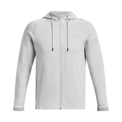 Under Armour UA Double Knit Full-Zip Logo Hoodie Gray 1379659-014