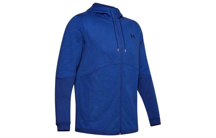 Under Armour UA Double Knit Series Blue Training Hoodie Jacket 1352012-449