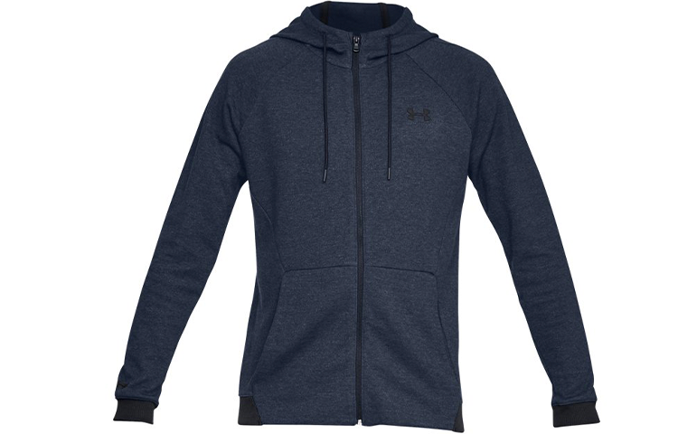 Under Armour UA Dual-Layer Logo Printed Hoodie Jacket - Deep Blue 1320722-408