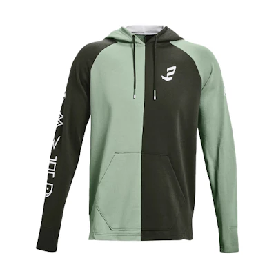 Under Armour UA Embiid Multicolor Hooded Basketball Sweatshirt Green 1366531-348