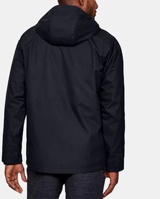 安德玛 UA 刺绣标志 3合1 防水运动连帽外套 黑色 1342742-001 Purchase 安德玛 UA 刺绣标志 3合1 防水运动连帽外套 黑色 1342742-001