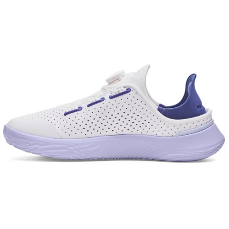 Under Armour UA Flow Slipspeed White Purple Casual Low-Top Lightweight Shoes. 3027049-124