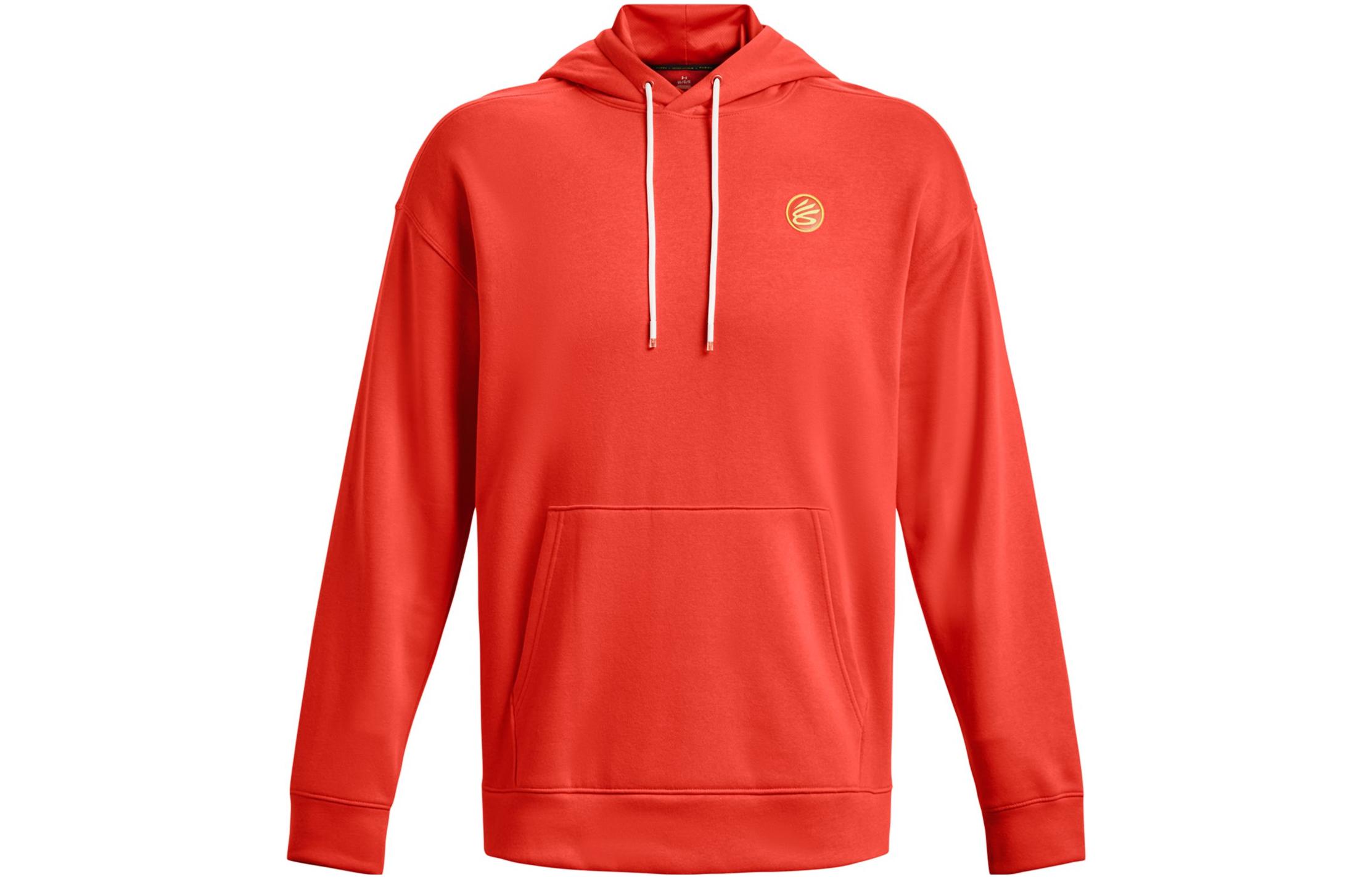 Under Armour UA FW22 Red Hoodie with Cartoon Graphic Print for Men 1374314-860