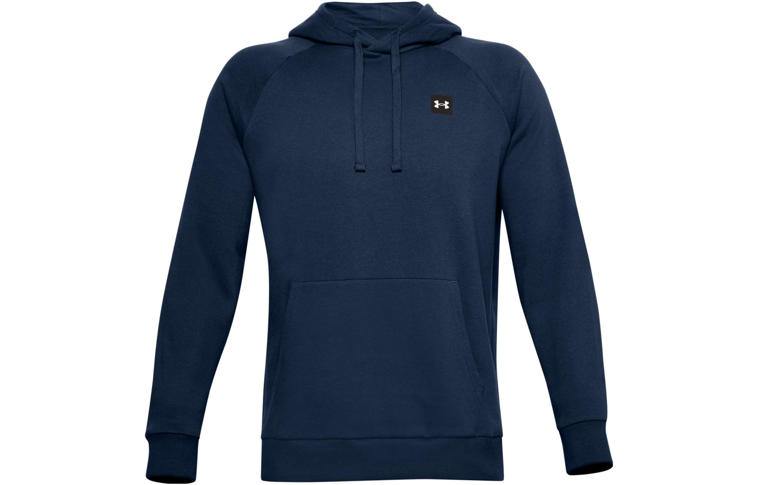 Under Armour UA FW22 Solid Fleece Training Hoodie Deep Blue 1357092-408