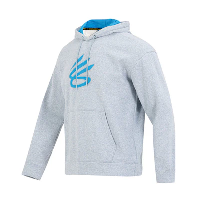 Under Armour UA Geometric Pattern Hoodie Casual Long Sleeve - Light Grey 1374298-465