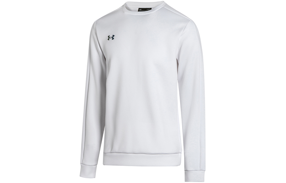 Under Armour UA Gradient Reflective Logo Knit Sweatshirt - White 22600303-100