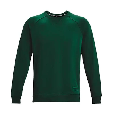 Under Armour UA Green Crewneck Training Sweatshirt - Solid Color 1379685-322