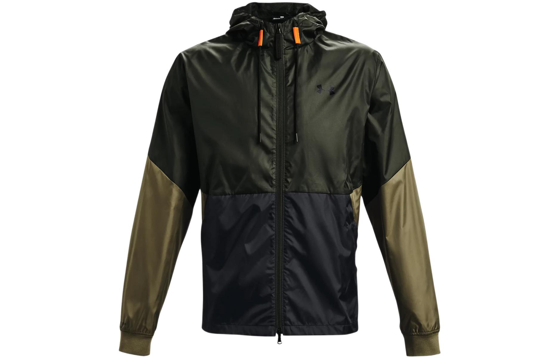 Under Armour UA Green Training Jacket with Zipper and Hood 1345405-310