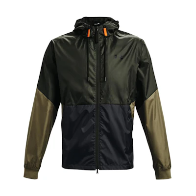 Under Armour UA Green Training Jacket with Zipper and Hood 1345405-310