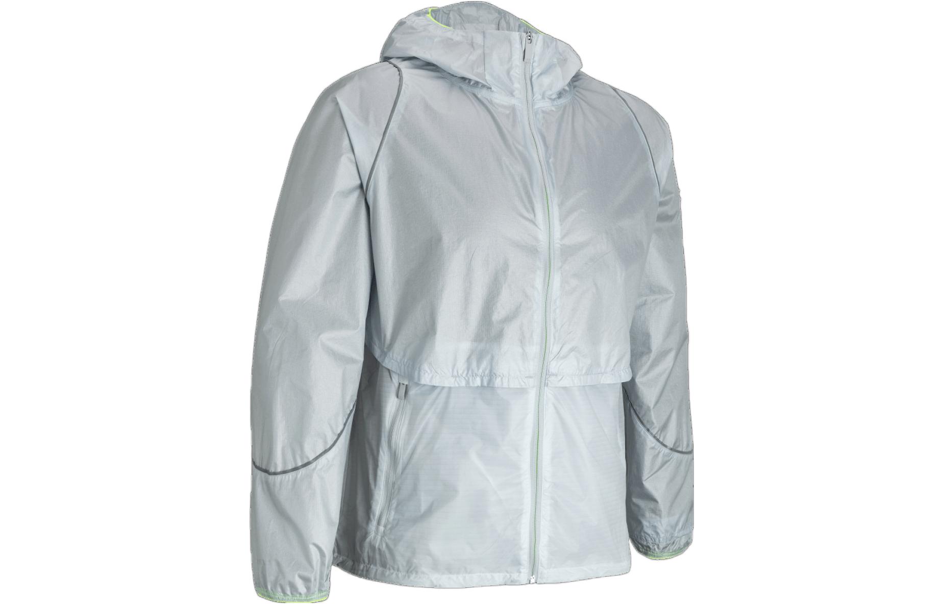 Under Armour UA Grey Zip Hoodie Running Jacket UV Protection Series 1376065-014