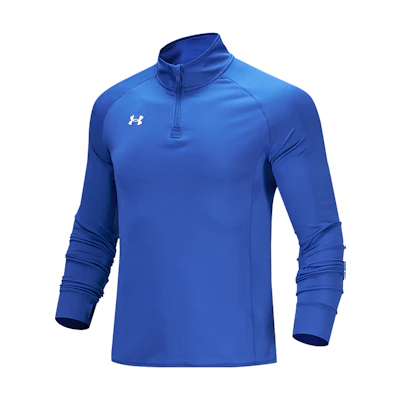 Under Armour UA Half-Zip Training Sweatshirt Blue with Logo Print 21600601-400