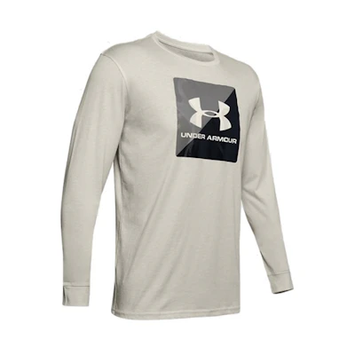 Under Armour UA Half Logo Training Long Sleeve T-Shirt White 1351624-110