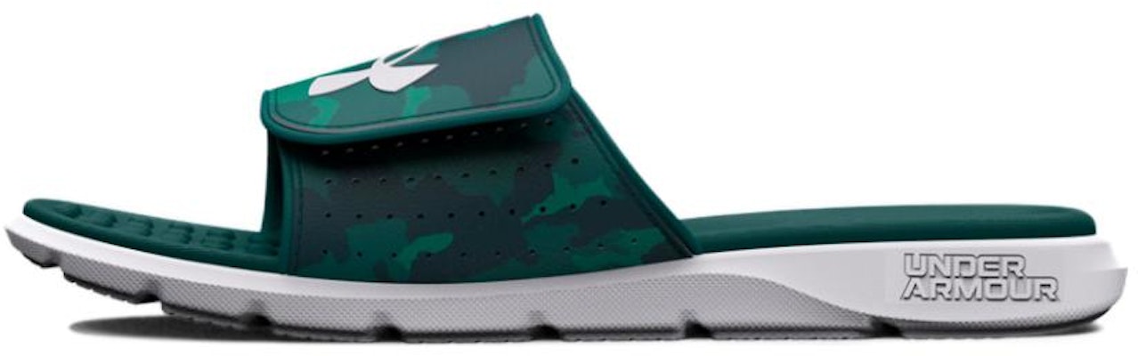 Under Armour UA Ignite Pro Graphic Strap Slides 'Green White' 3026024-301 Buy Under Armour UA Ignite Pro Graphic Strap Slides 'Green White' 3026024-301