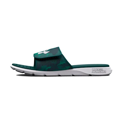UA UA Ignite Pro Graphic Strap Slides 'Green White'