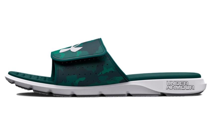 Under Armour UA Ignite Pro Graphic Strap Slides 'Green White' 3026024-301