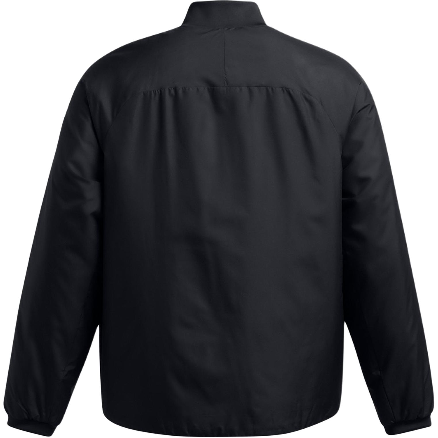 Under Armour UA Insulated Bomber Jacket Black Casual Waterproof Outerwear 1388903-001 圖 3