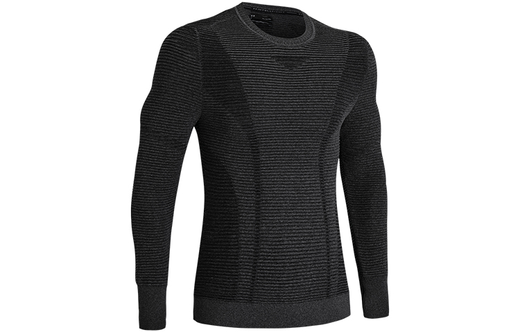 Under Armour UA IntelliKnit Phantom 20 Running Crewneck Long Sleeve Sweatshirt Gray 1354397-010