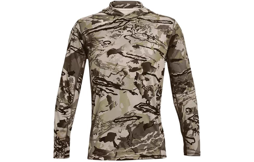 Under Armour UA Iso-Chill Camo Hoodie Long Sleeve Matcha Green 1361309-999