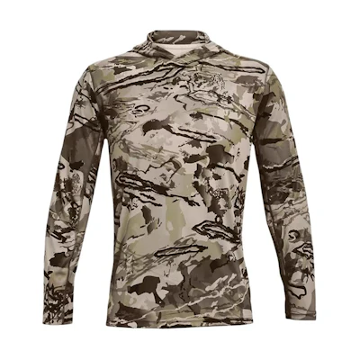 Under Armour UA Iso-Chill Camo Hoodie Long Sleeve Matcha Green 1361309-999