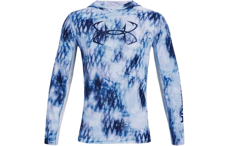 Under Armour UA Iso-Chill Shorebreak Letter Print Hoodie Blue 1361274-475
