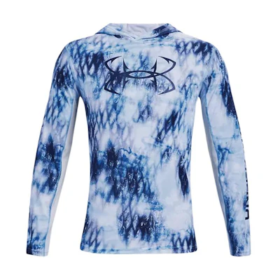 Under Armour UA Iso-Chill Shorebreak Letter Print Hoodie Blue 1361274-475