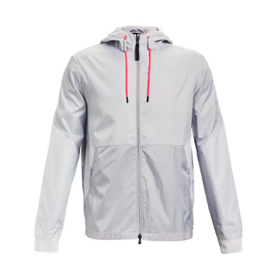 Under Armour UA Legacy Colorblock Woven Hoodie Jacket Training Outerwear - Halo Gray 1345405-014