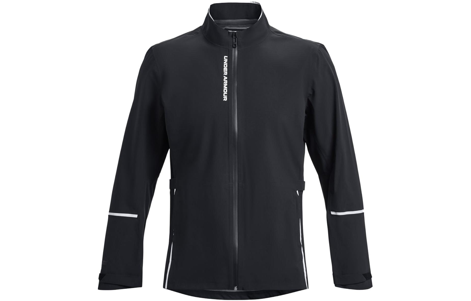 Under Armour UA Letter Printed Stand Collar Casual Jacket Men’s Black 1378885-001