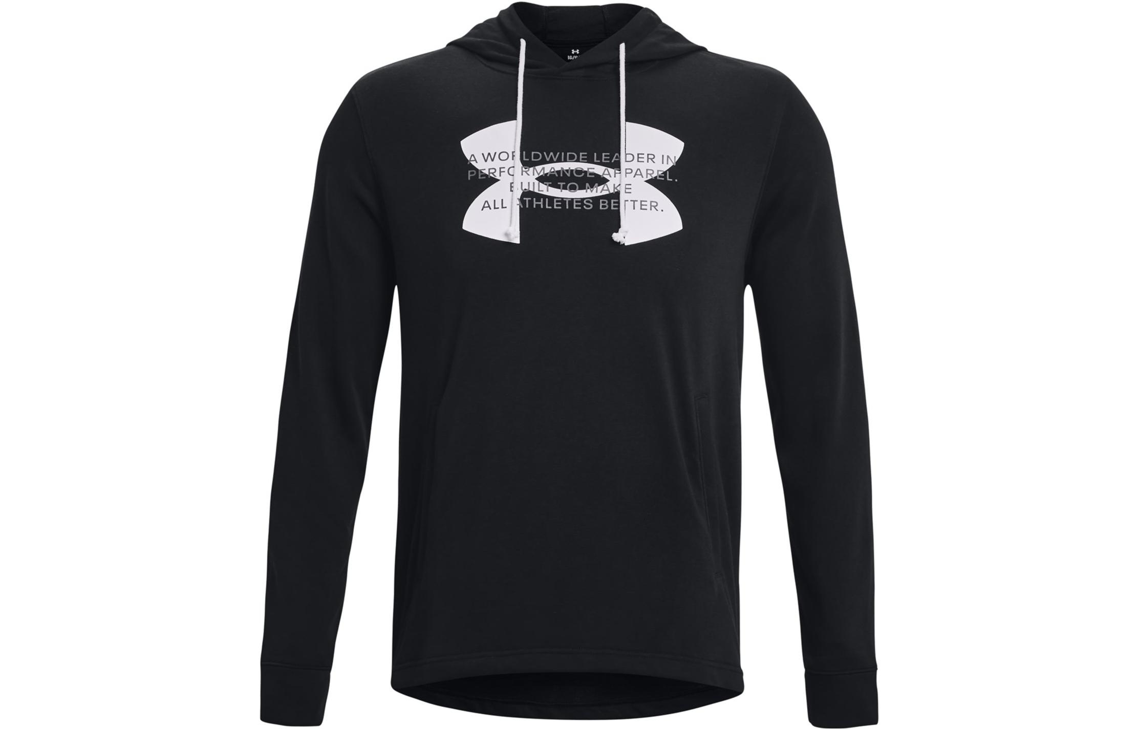Under Armour UA Logo Graphic Drawstring Hoodie Black 1373382-001