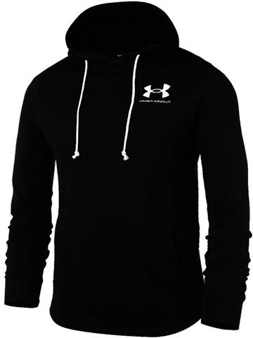 under-armour-ua-logo-hoodie-black-casual-sportswear-1370401-001