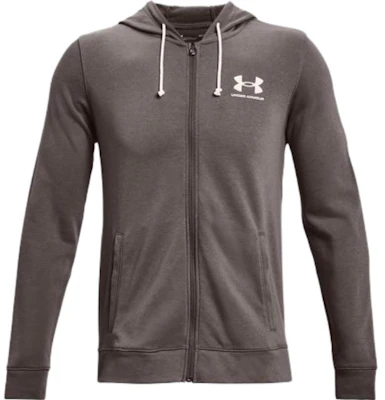 Under Armour UA Logo 寬鬆版拉鍊連帽長袖男裝-棕色 1370409-176 Buy Under Armour UA Logo 寬鬆版拉鍊連帽長袖男裝-棕色 1370409-176