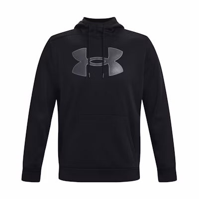 Under Armour UA Logo Print Hoodie Long Sleeve Black 1373352-001
