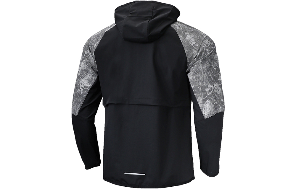 Lookbook Under Armour UA Logo Print Knit Panel Hooded Jacket Black 22500403-001