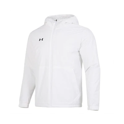 Under Armour UA Logo Print Loose Fit Training Hoodie Jacket White 22600902-100