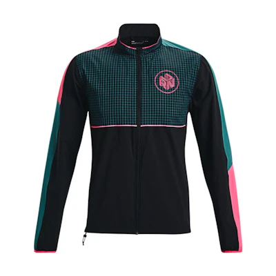 Under Armour UA Logo Printed Casual Sports Jacket Black 1370332-001