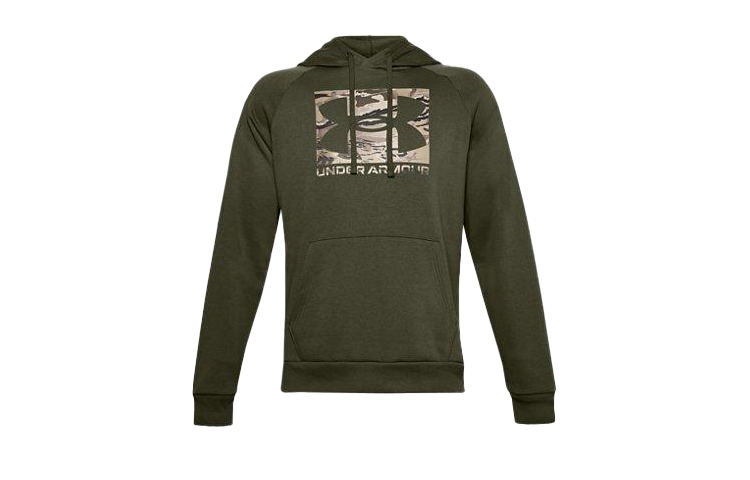 Under Armour UA Logo Printed Drawstring Hoodie Green 1357939-390