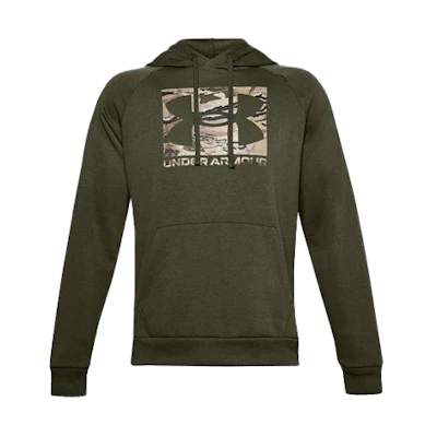 Under Armour UA Logo Printed Drawstring Hoodie Green 1357939-390