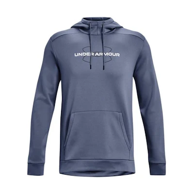 Under Armour UA Logo Printed Pullover Hoodie for Men - Blue 1373356-767