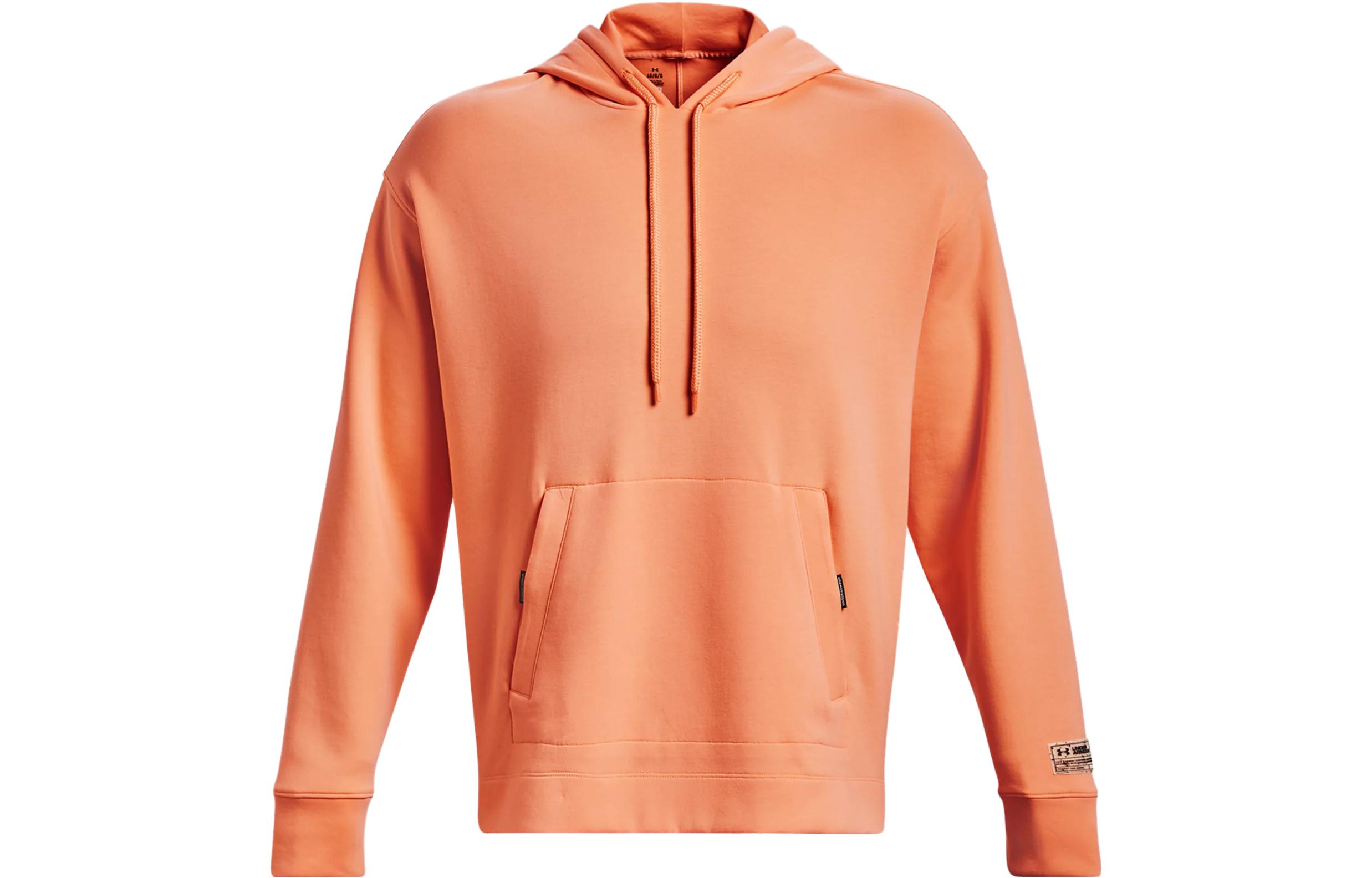 Under Armour UA Logo Pullover Hoodie Unisex Orange 1377173-868