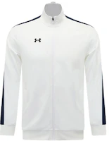 Under Armour UA Logo Retro Knit Sports Jacket - Colorblock Print - White 21500440-100 Under Armour UA Logo Retro Knit Sports Jacket - Colorblock Print - White 21500440-100