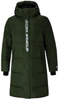 Under Armour UA Long Waterproof Down Jacket Winter Military Green 1353556-330 Under Armour UA Long Waterproof Down Jacket Winter Military Green 1353556-330