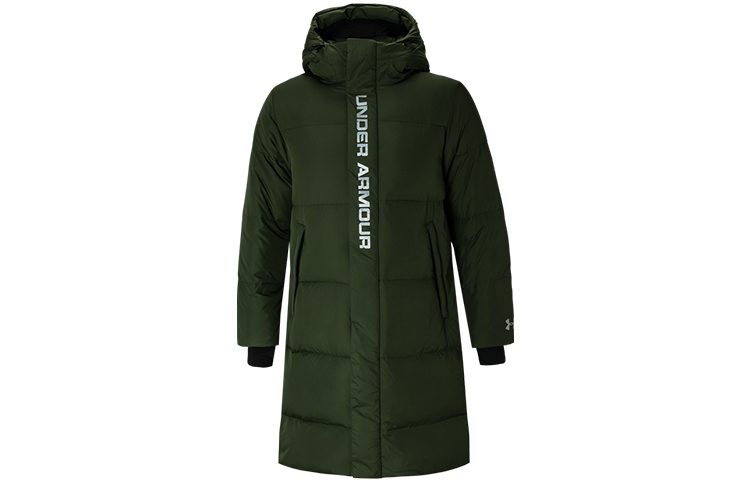 Order Under Armour Jaket Panjang Tahan Air Musim Dingin Hijau Militer. 1353556-330