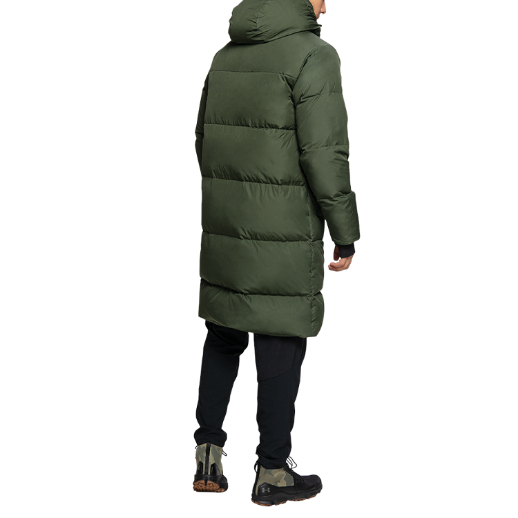 Purchase Under Armour Jaket Panjang Tahan Air Musim Dingin Hijau Militer. 1353556-330