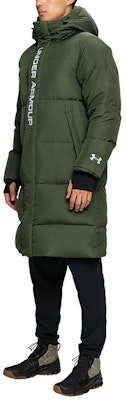 Under Armour Jaket Panjang Tahan Air Musim Dingin Hijau Militer. 1353556-330 Sizing Under Armour Jaket Panjang Tahan Air Musim Dingin Hijau Militer. 1353556-330