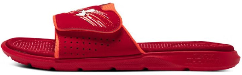 Under Armour UA Mercenary 休閒百搭 運動拖鞋 男女同款 紅 Buy Under Armour UA Mercenary 休閒百搭 運動拖鞋 男女同款 紅