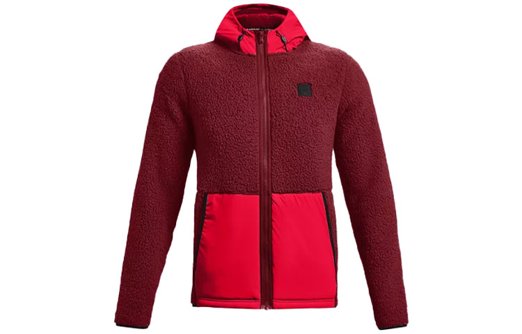 Under Armour UA Micro Fleece Full-Zip Hoodie Red 1366718-615