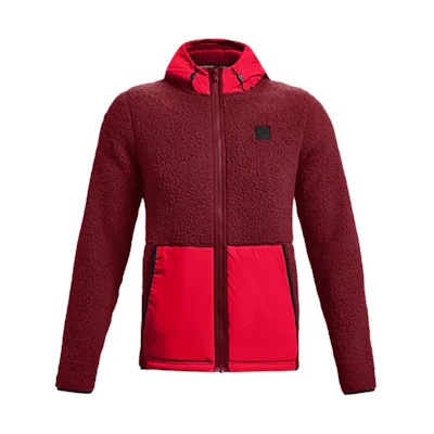 Under Armour UA Micro Fleece Full-Zip Hoodie Red 1366718-615
