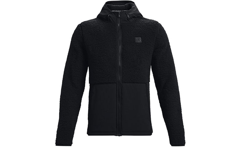 Under Armour UA Micro Men’s Full-Zip Fleece Hoodie Jacket - Black 1366718-001